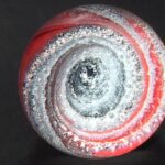 Glass orb - Red